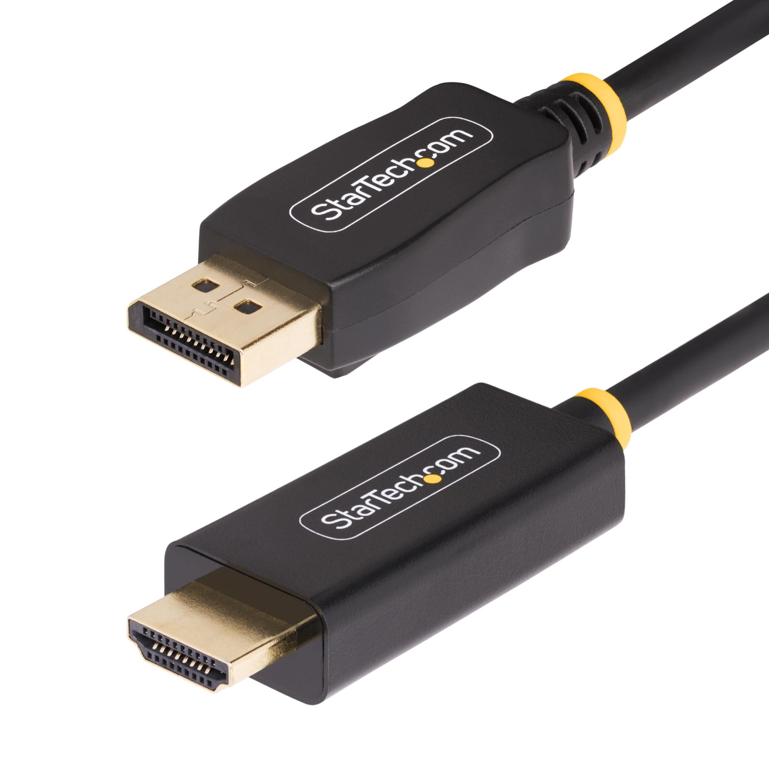 StarTech Cavo DisplayPort a HDMI da 1m, Cavo Adattatore DP a HDMI 2.0b 4K 60Hz con HDR, Convertitore Video Attivo DisplayPort