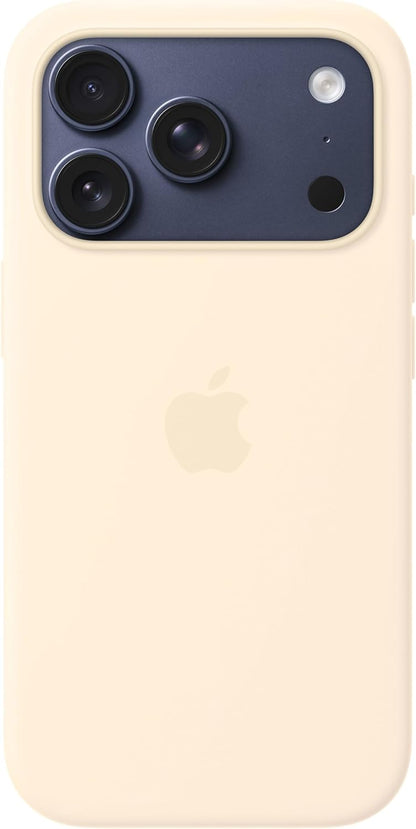 Apple - Back Cover For Mobile Phone - Magsafe Compatibility - Silicone - Vanilla - For Iphone 17 Pro