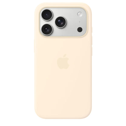 Apple - Back Cover For Mobile Phone - Magsafe Compatibility - Silicone - Vanilla - For Iphone 17 Pro