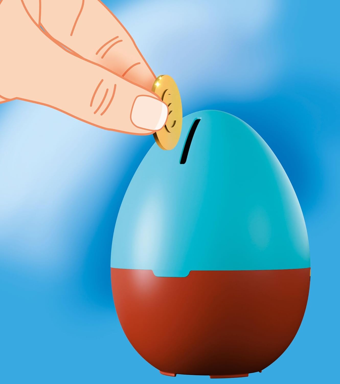 Playmobil 72100 Play Egg: Pirate – Surprise Egg with Pirates, Cannon, Treasure Chest & Accessories, Buildable Mini Scene, Reusable Egg Case, for Boys and Girls Ages 4+