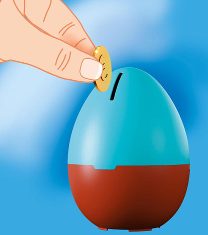 Playmobil 72100 Play Egg: Pirate – Surprise Egg with Pirates, Cannon, Treasure Chest & Accessories, Buildable Mini Scene, Reusable Egg Case, for Boys and Girls Ages 4+