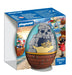 Playmobil 72100 Play Egg: Pirate – Surprise Egg with Pirates, Cannon, Treasure Chest & Accessories, Buildable Mini Scene, Reusable Egg Case, for Boys and Girls Ages 4+