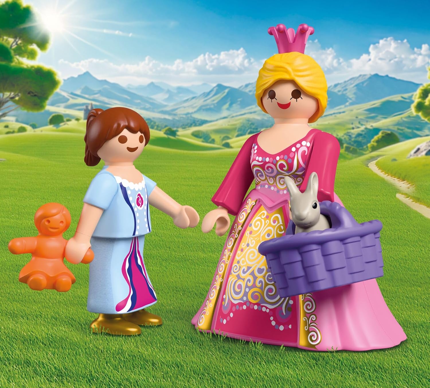 Playmobil 72102 Play Egg: Princess – Egg Playset with Princess Figures, Rabbits & Garden Accessories, Reusable Case for Boys and Girls Ages 4+