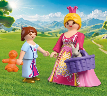 Playmobil 72102 Play Egg: Princess – Egg Playset with Princess Figures, Rabbits & Garden Accessories, Reusable Case for Boys and Girls Ages 4+