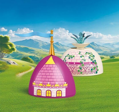 Playmobil 72102 Play Egg: Princess – Egg Playset with Princess Figures, Rabbits & Garden Accessories, Reusable Case for Boys and Girls Ages 4+