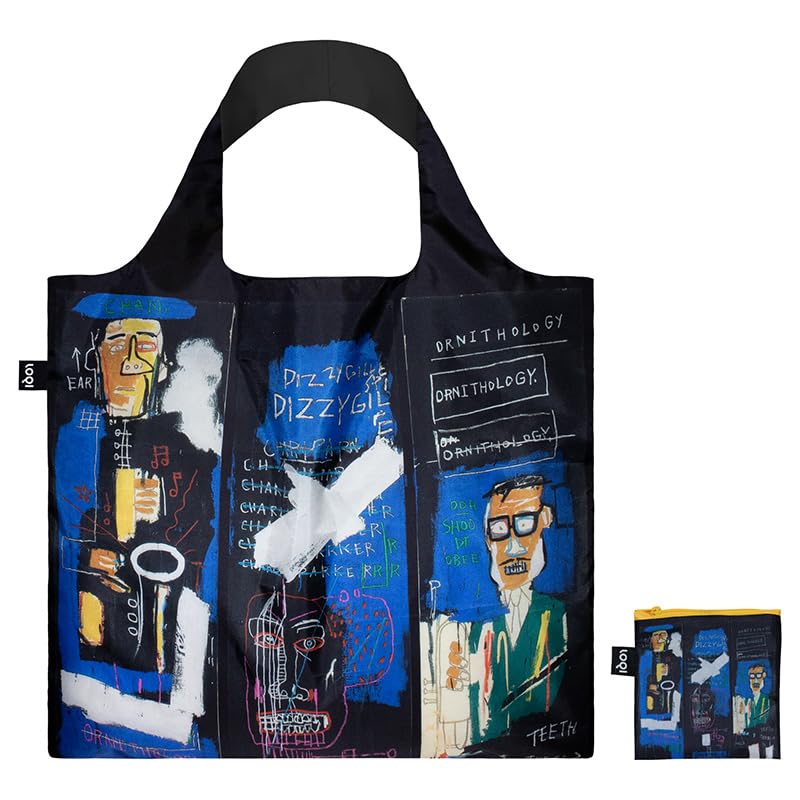 LOQI Tote Bag/BASQUIAT Horn Players Recycled Bag/JB.HP