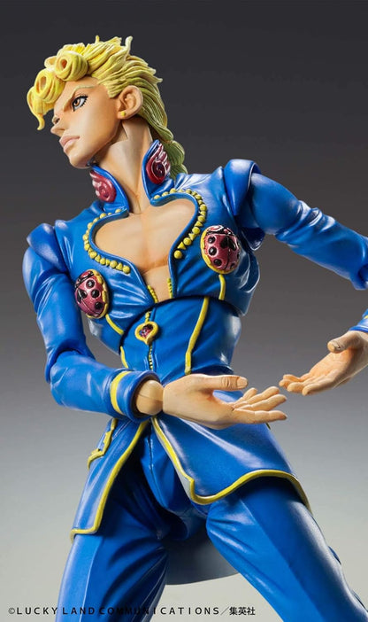 Medicos Entertainment Statue Super Action « JoJo's Bizarre Adventure Part 5 » Giorno Giovana Second, Env. 150 mm, PVC, ABS et nylon, figurine peinte