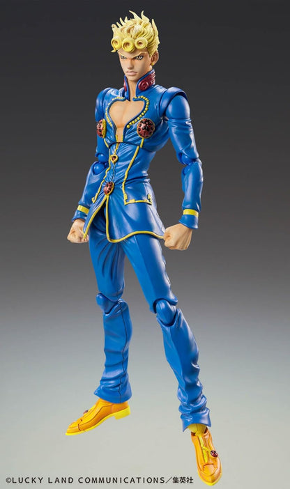 Medicos Entertainment Statue Super Action « JoJo's Bizarre Adventure Part 5 » Giorno Giovana Second, Env. 150 mm, PVC, ABS et nylon, figurine peinte