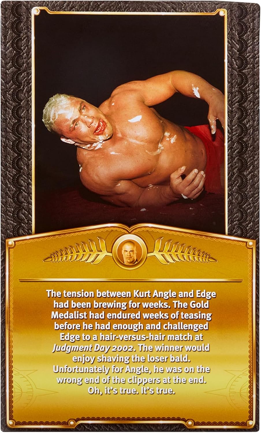WWE Kurt Angle (with wig) Defining Moments Ringside Exclusive