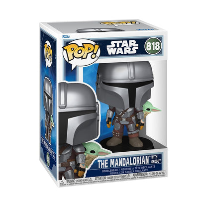 Funko POP! Star Wars: The Mandalorian and Grogu - The Mandalorian with Grogu - Collectable Vinyl Figure - Gift Idea - Official Merchandise - Toys For Kids & Adults - Model Figure for Collectors
