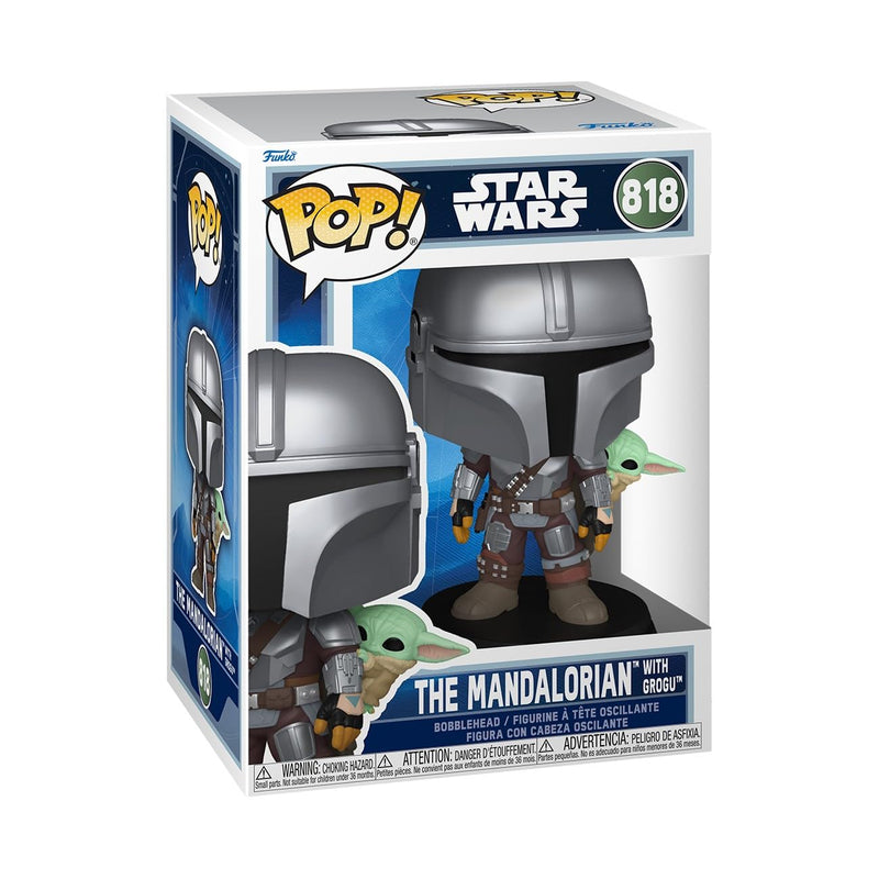 Funko POP! Star Wars: The Mandalorian and Grogu - The Mandalorian with Grogu - Collectable Vinyl Figure - Gift Idea - Official Merchandise - Toys For Kids & Adults - Model Figure for Collectors