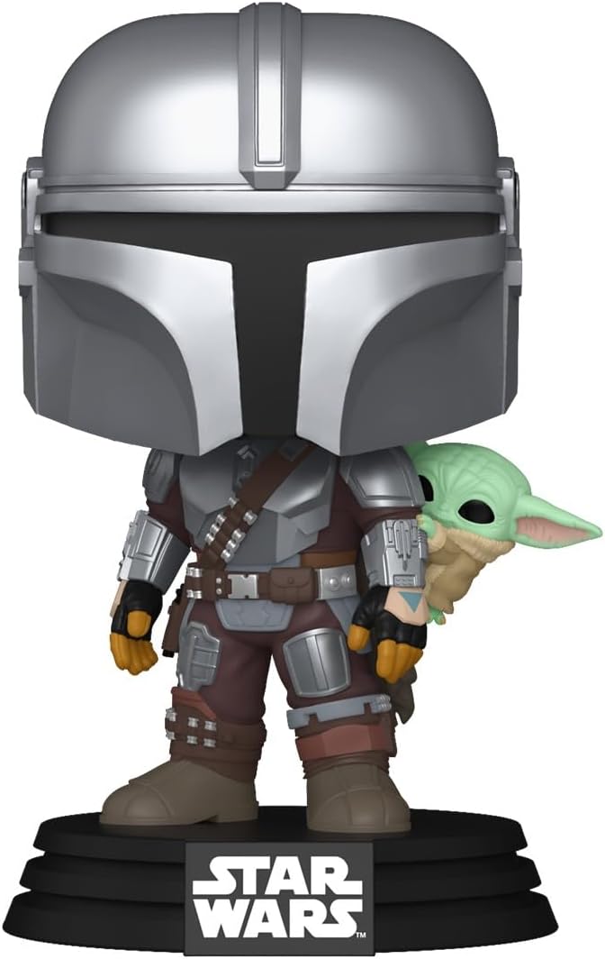 Funko POP! Star Wars: The Mandalorian and Grogu - The Mandalorian with Grogu - Collectable Vinyl Figure - Gift Idea - Official Merchandise - Toys For Kids & Adults - Model Figure for Collectors