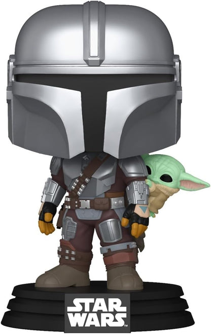 Funko POP! Star Wars: The Mandalorian and Grogu - The Mandalorian with Grogu - Collectable Vinyl Figure - Gift Idea - Official Merchandise - Toys For Kids & Adults - Model Figure for Collectors