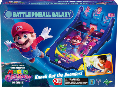 EPOCH Games THE SUPER MARIO GALAXY MOVIE Battle Pinball Galaxy - Party Game 7629