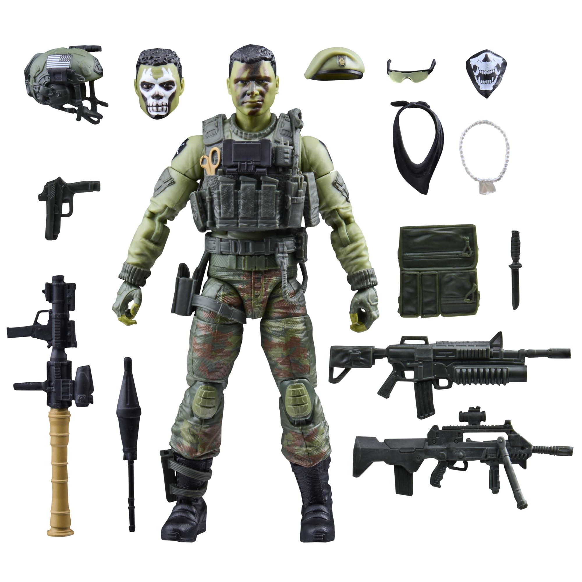 G.I. Joe Classified Series, Legacy Collection: Action Soldier - Special Forces, set con action figure collezionabile da 15 cm e 16 accessori
