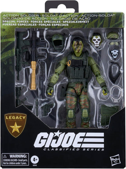 G.I. Joe Classified Series, Legacy Collection: Action Soldier - Special Forces, set con action figure collezionabile da 15 cm e 16 accessori