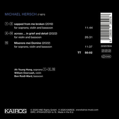 Michael Hersch: Across... In Grief and Detail
