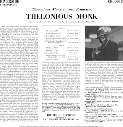 Thelonious Alone in San Francisco