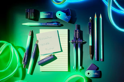 Faber-Castell Flow Edition 117018 Writing Set with Pencils, Eraser and Sharpener