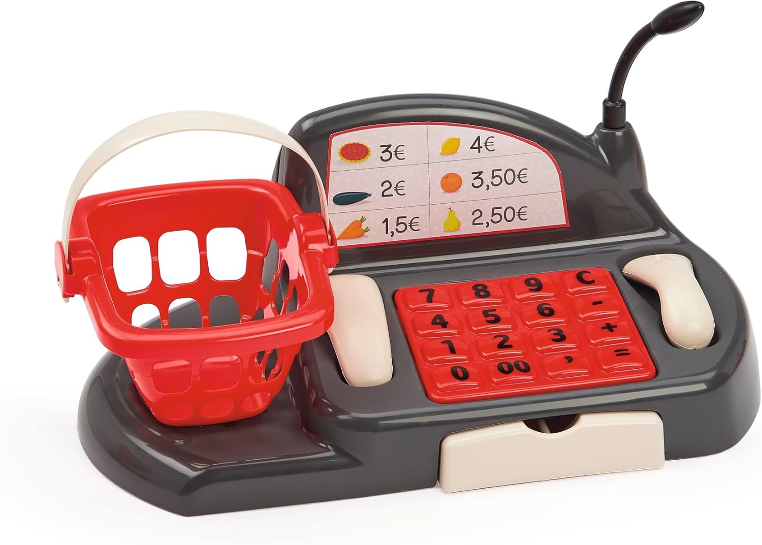 Ecoiffier - Speelgoedkist 100% baas met winkelwagen en accessoires (760001238