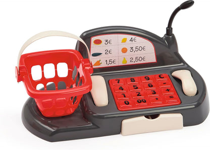 Ecoiffier - Speelgoedkist 100% baas met winkelwagen en accessoires (760001238