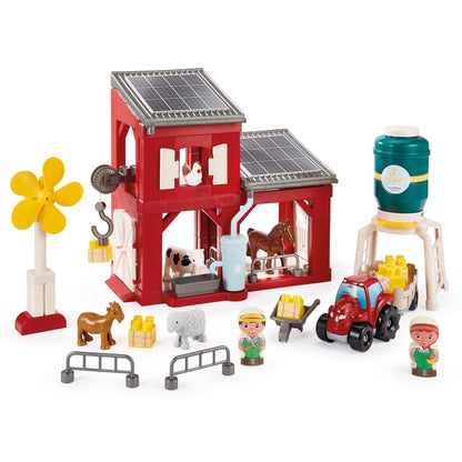 Ecoiffier Speelgoed 2979 – ecologische boerderij – Abrick – bouwspellen voor kinderen – vanaf 18 maanden – gemaakt in Frankrijk