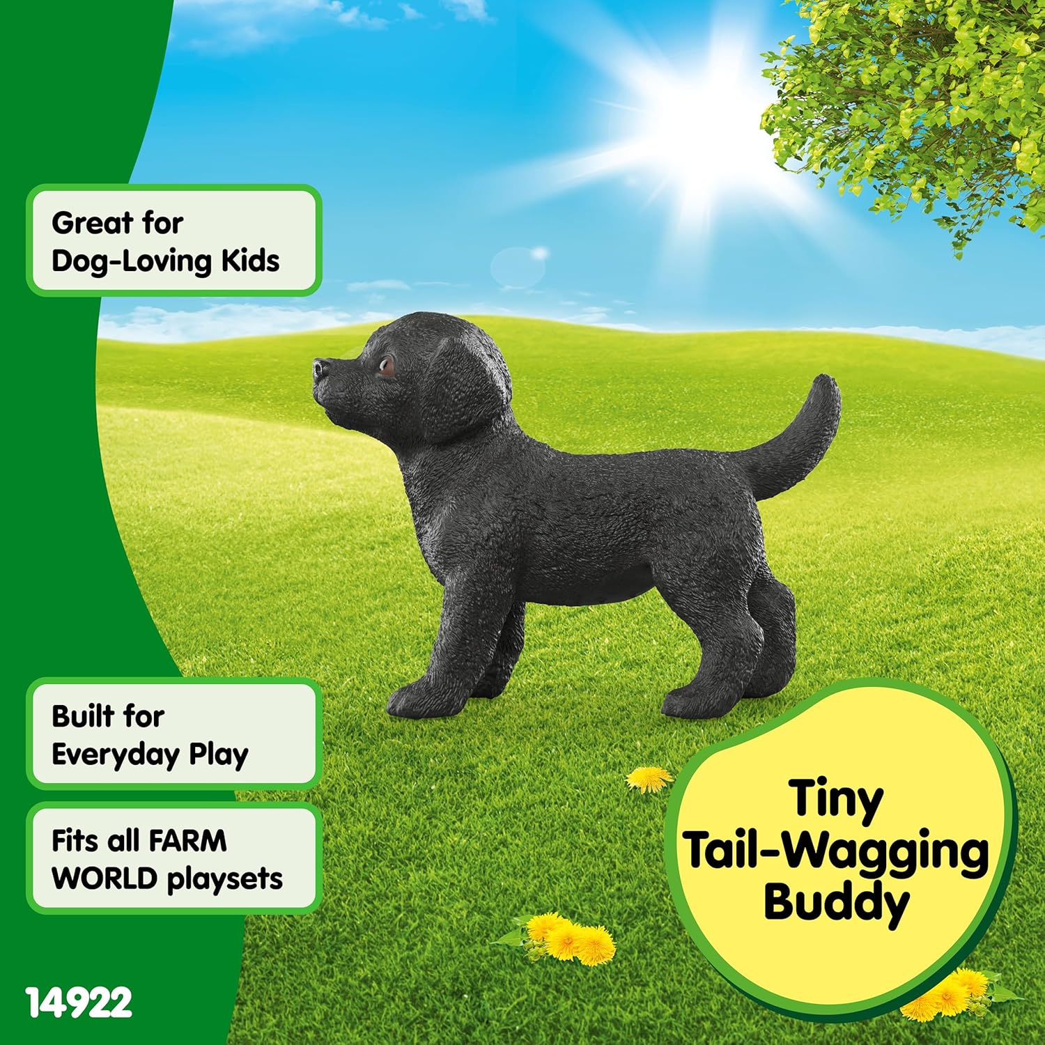 Schleich - Black Labrador Retriever Puppy (14922)