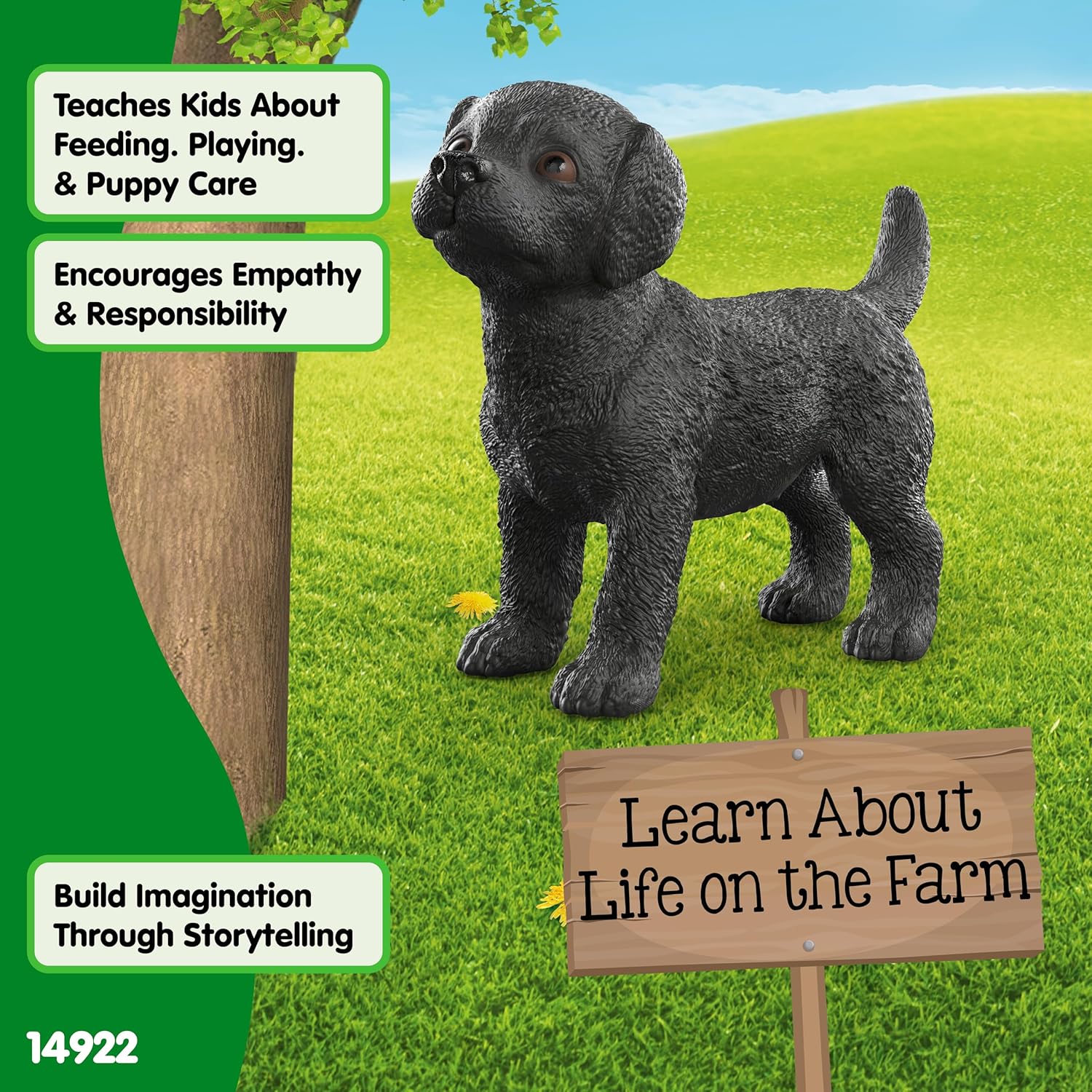 Schleich - Black Labrador Retriever Puppy (14922)