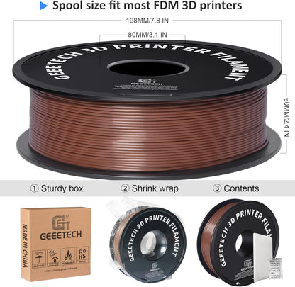 Geeetech - PLA Silk Royal Blue (1.75mm - 1kg)