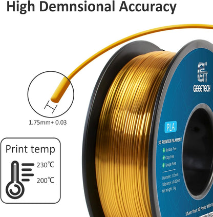 Geeetech - PLA Silk Gold (1.75mm - 1kg)