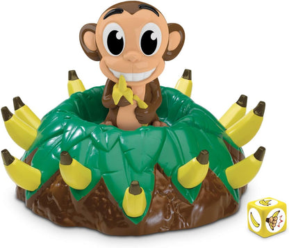 Hop La Banana – gezelschapsspellen, actie, behendigheid en snelheid voor kinderen vanaf 4 jaar – spel van de springaap – om met het gezin van 2 tot 5 spelers te spelen – reflectie en plezier