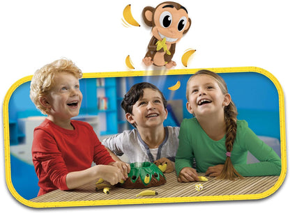 Hop La Banana – gezelschapsspellen, actie, behendigheid en snelheid voor kinderen vanaf 4 jaar – spel van de springaap – om met het gezin van 2 tot 5 spelers te spelen – reflectie en plezier