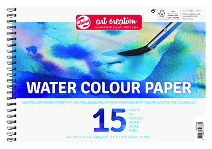 Talens Art Creation aquarelpapier DIN A4, 240 g/m2, 15 vellen