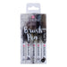 Ecoline Brush Pen Set van 5 - Grijs | Penseelstiften met Aquarelverf voor Bullet Journal, Handlettering, Kleurboeken & Tekenen