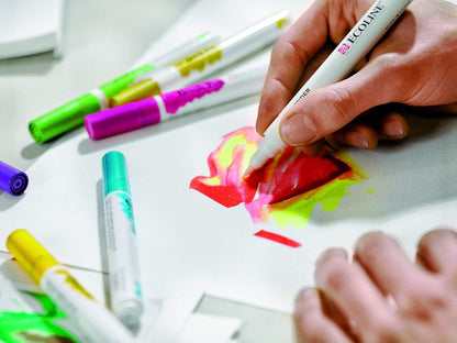 Ecoline Brush Pen Set van 5 - Grijs | Penseelstiften met Aquarelverf voor Bullet Journal, Handlettering, Kleurboeken & Tekenen