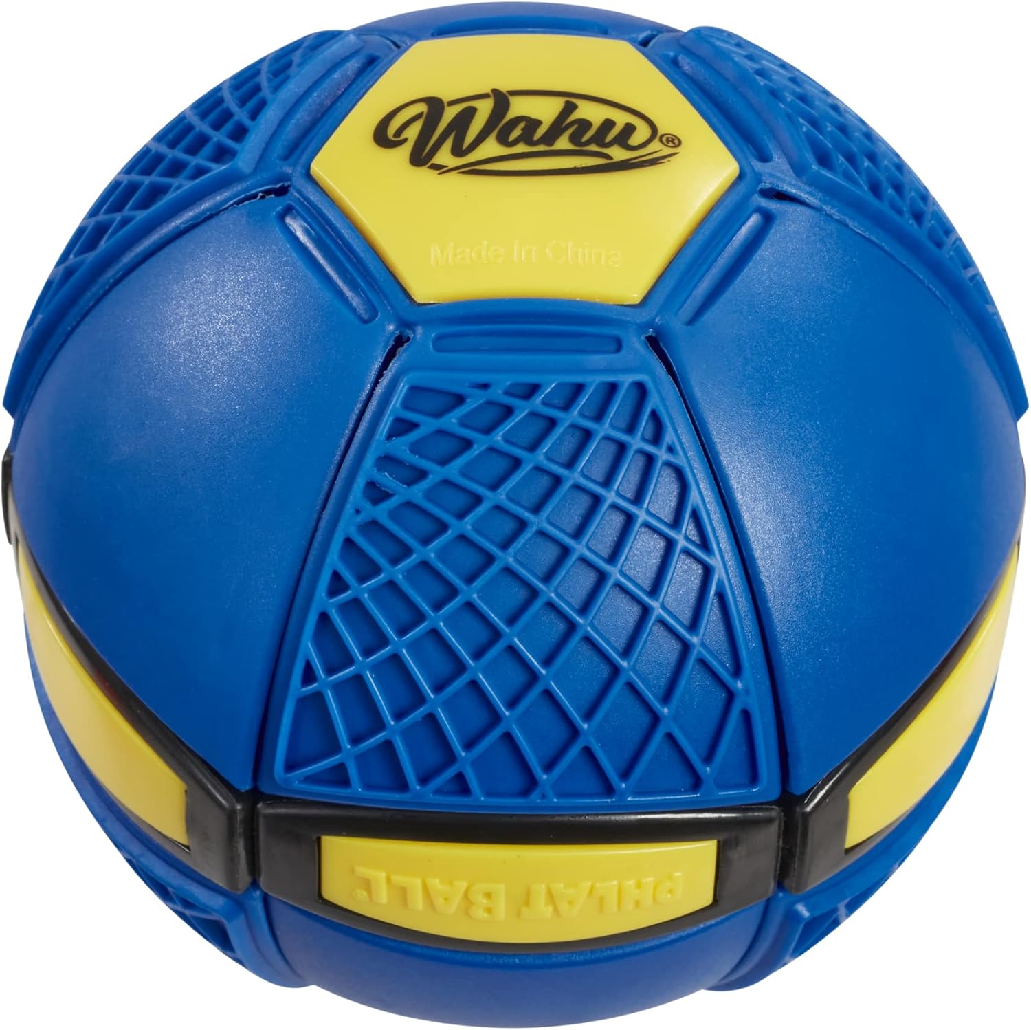 Wahu - PHLAT BALL Junior - Blauw - Mini opvouwbare werpschijf - Outdoor spel voor kinderen vanaf 5 jaar - Innovatieve bal 10,2 cm, frisbee 15,2 cm - Outdoor spel voor 2+ spelers - Mini reisversie