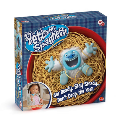 Goliath - YETI IN MY SPAGHETTI, bordspel vanaf 4 jaar, gezelschapsspel voor kinderen en volwassenen vanaf 2 spelers, Nederlandse spelregels beschikbaar