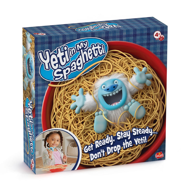Goliath - YETI IN MY SPAGHETTI, bordspel vanaf 4 jaar, gezelschapsspel voor kinderen en volwassenen vanaf 2 spelers, Nederlandse spelregels beschikbaar