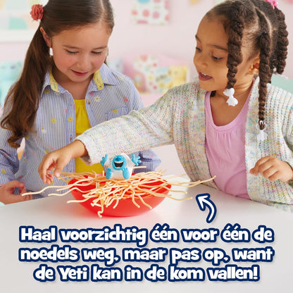 Goliath - YETI IN MY SPAGHETTI, bordspel vanaf 4 jaar, gezelschapsspel voor kinderen en volwassenen vanaf 2 spelers, Nederlandse spelregels beschikbaar