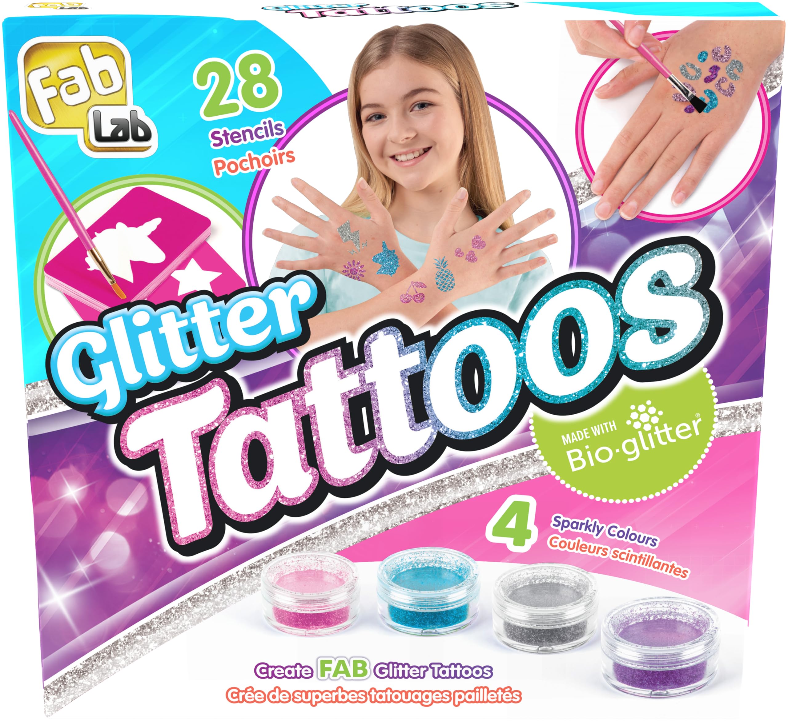 Goliath Games - FabLab Glitter Tattoos