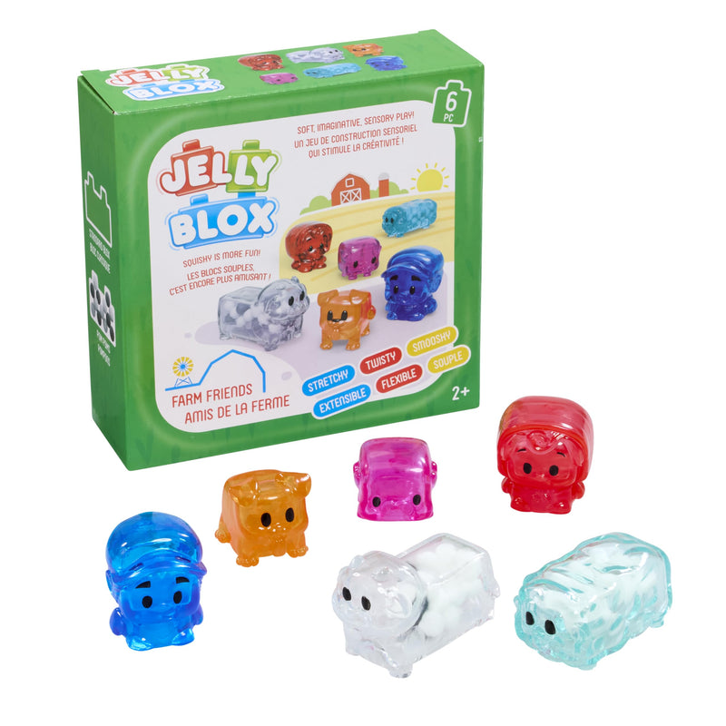 Goliath Games - Jelly Blox - Boerderijdieren - 6dlg.