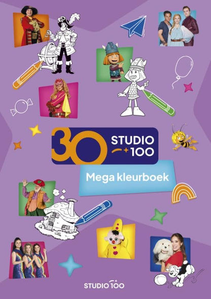 mega kleurboek - 30 jaar