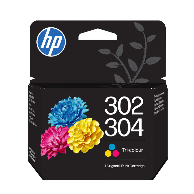 HP 302/304 Tri-color Original Ink Cartridge (B7RT6AE) - Works DeskJet 1110, 2130, 3630, 2600 & 3700 series, OfficeJet 3830, 4650 series, ENVY 4520 series, 5020, 5030, 5032