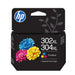 HP 302XL/304XL High Yield Tri-color Original Ink Cartridge (B7RT8AE)- Works DeskJet 1110, 2130, 3630, 2600 & 3700 series, OfficeJet 3830, 4650 series, ENVY 4520 series, 5020, 5030, 5032