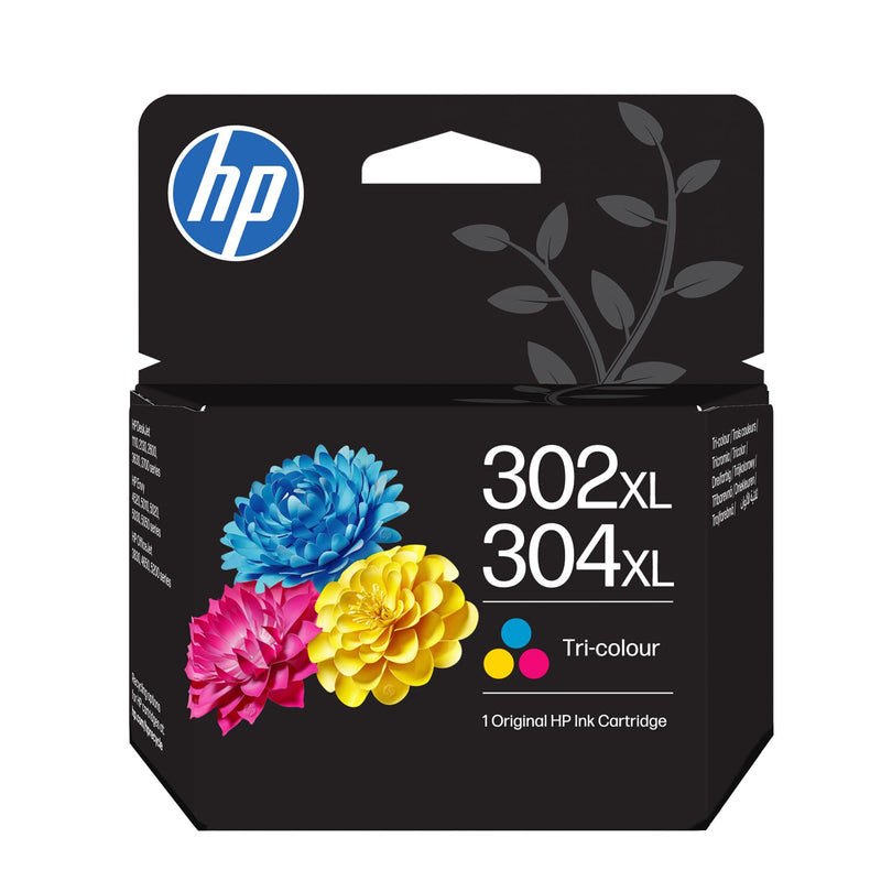HP 302XL/304XL High Yield Tri-color Original Ink Cartridge (B7RT8AE)- Works DeskJet 1110, 2130, 3630, 2600 & 3700 series, OfficeJet 3830, 4650 series, ENVY 4520 series, 5020, 5030, 5032