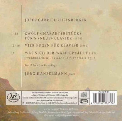 Josef Gabriel Rheinberger: Early Piano Works
