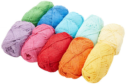 Springboard 10246 Coloured Acrylic Craft Cotton (Pack of 10 Balls