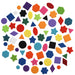 Springboard 100 Self-Adhesive Craft Felt Shapes, Pre-Cut 2-3cm Peel-and-Stick Fabric Squares for EYFS School & Home Art