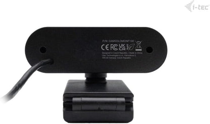 i-tec Solomon 100 Webcam 1080p with Fixed Focus, Automatic Image Optimisation and Integrated Privacy Cover