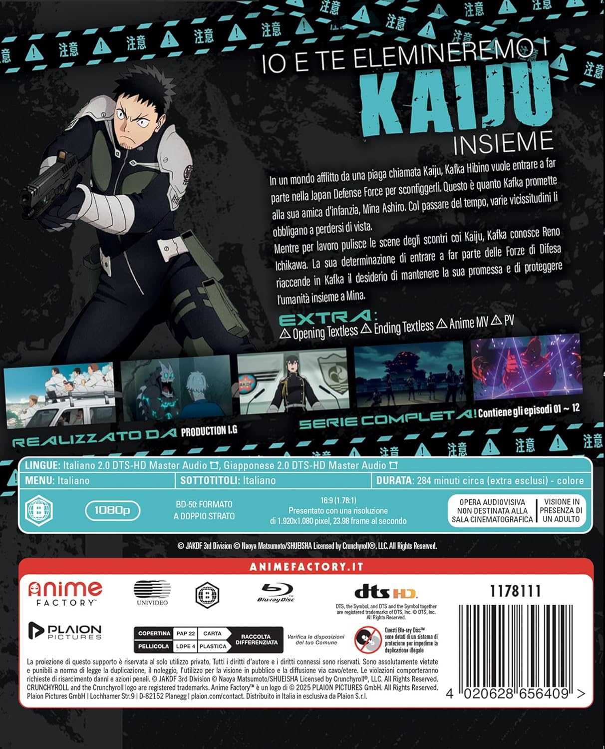 Kaiju No. 8 - Stagione 1 (2 Blu-Ray) - (Italian Import)
